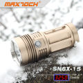 Maxtoch SN6X-15 3250 Lumen 4 * 18650 batterie Pack tactique 3xt6 LED lampe de poche